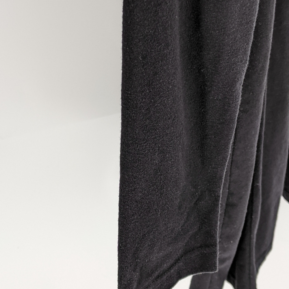 Cabela's Black Tee Shirt Dress Long Sleeve Modal Cotton Blend Stretch Pullover M - Picture 7 of 12